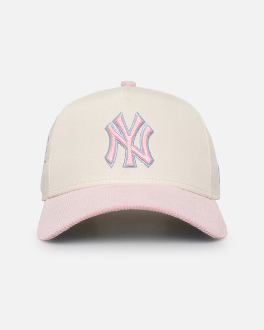 New Era New York Yankees 'Easter Corduroy' 9FORTY A-Frame Snapback White/Pink