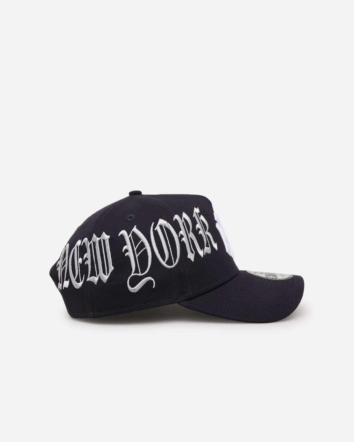 New Era New York Yankees 'Gothic Script' 9FORTY A-Frame Snapback Navy/Grey