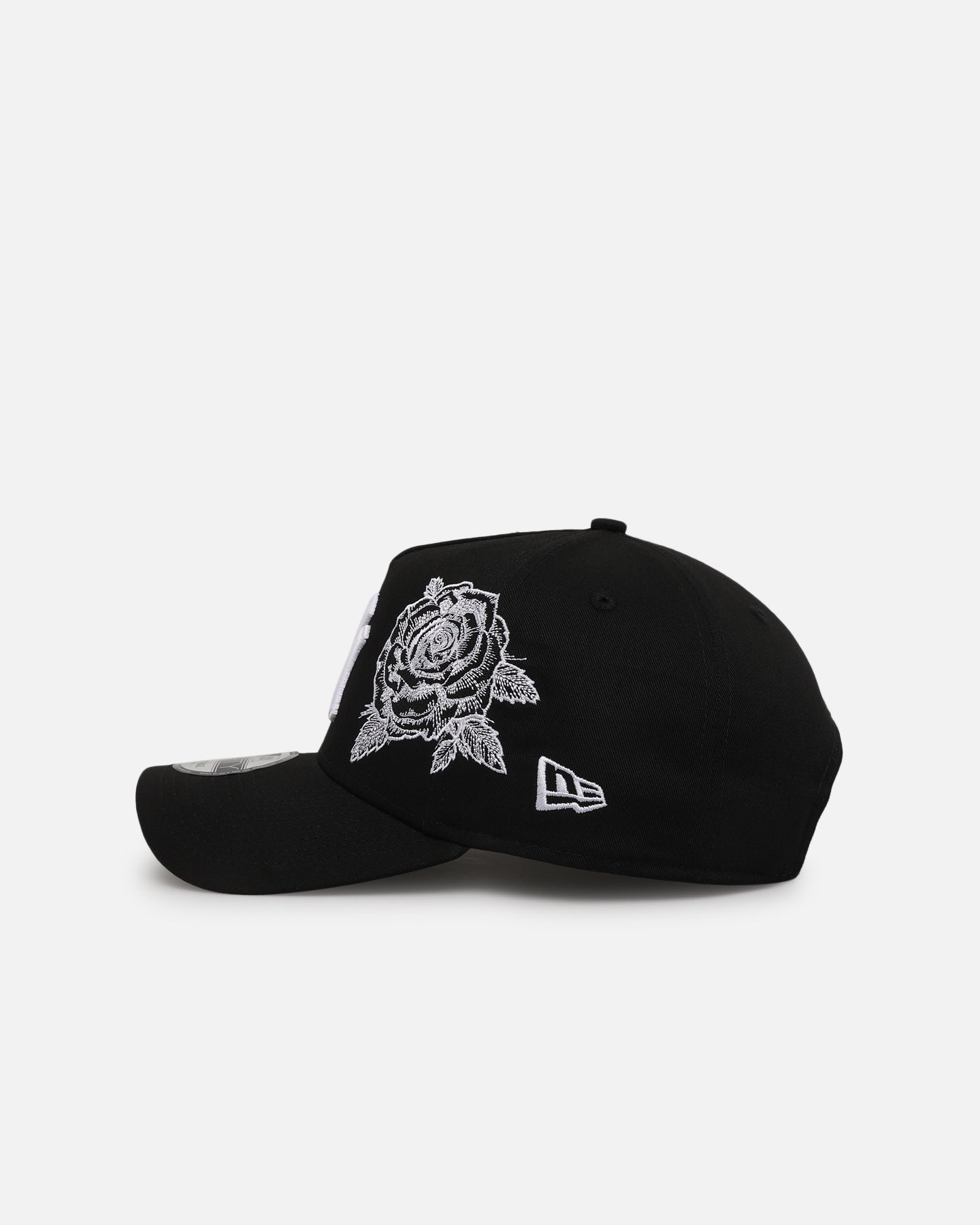 New Era New York Yankees 'Ornate Rose' 9FORTY A-Frame Snapback Black/White