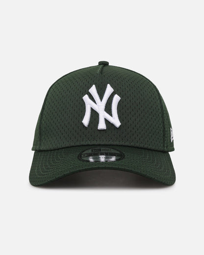 New Era New York Yankees 'Green Mesh' 9FORTY A-Frame Snapback Dark Green
