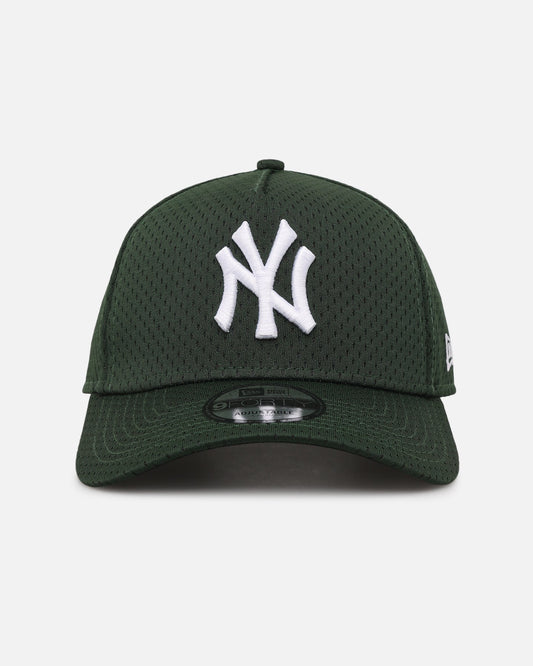 New Era New York Yankees 'Green Mesh' 9FORTY A-Frame Snapback Dark Green