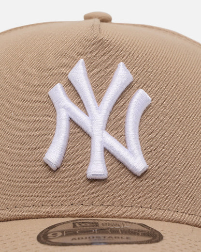 New Era New York Yankees 'Tan Pink' 9FORTY A-Frame Snapback Tan